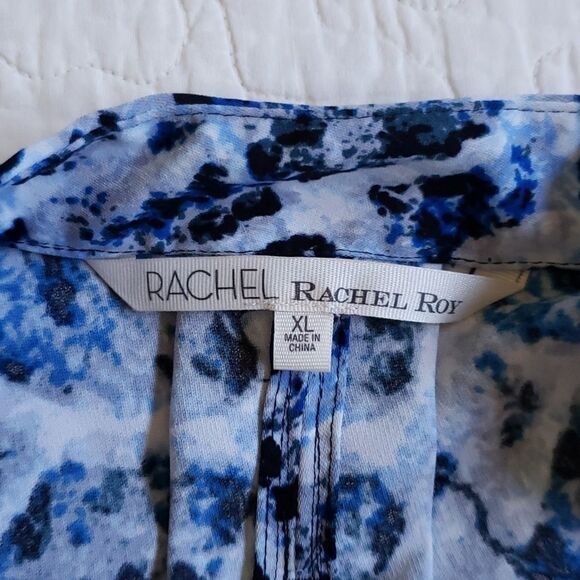 Rachel Roy Dress Blue White Shift - Picture 6 of 14